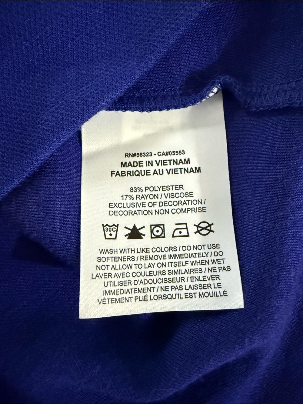 Nike Yoga Men’s Royal Blue Dri-FIT Short Sleeve Hoodie - Picture 5 of 11
